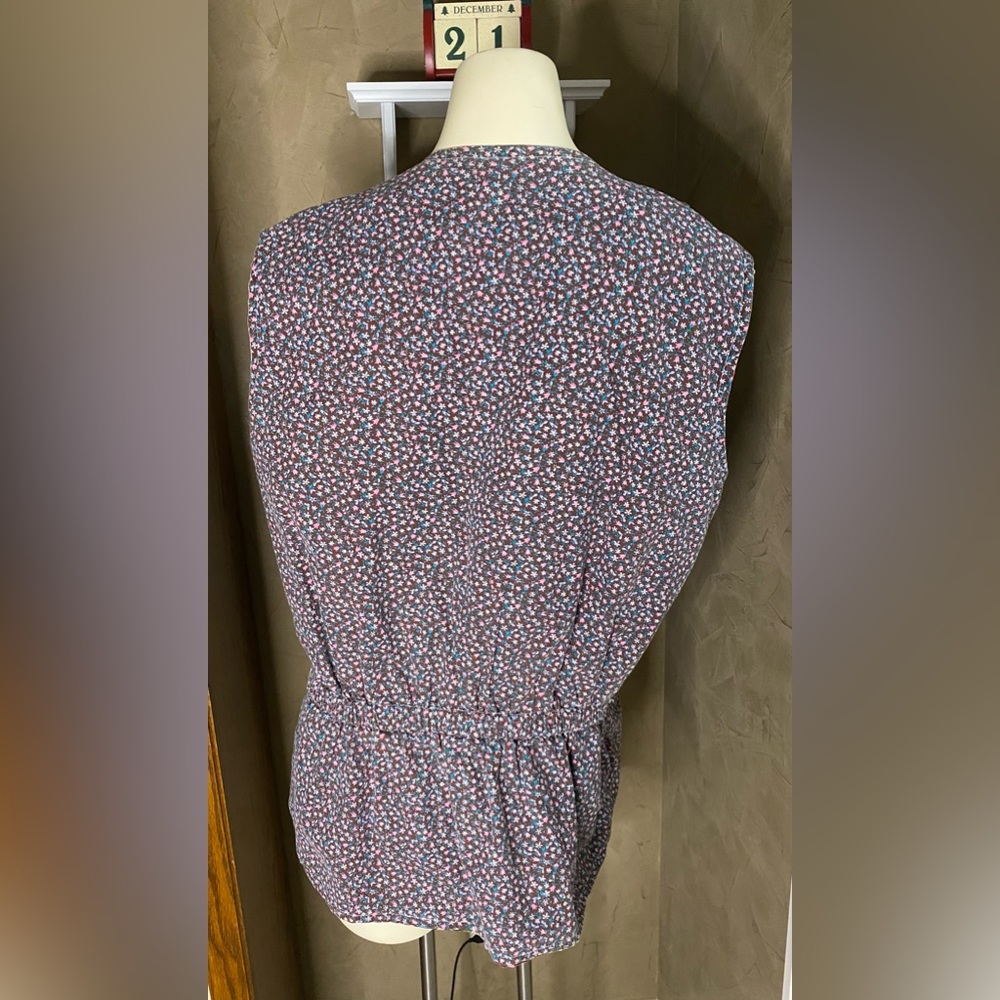 Vintage Handmade Multi Pattern Cotton Patchwork W… - image 4